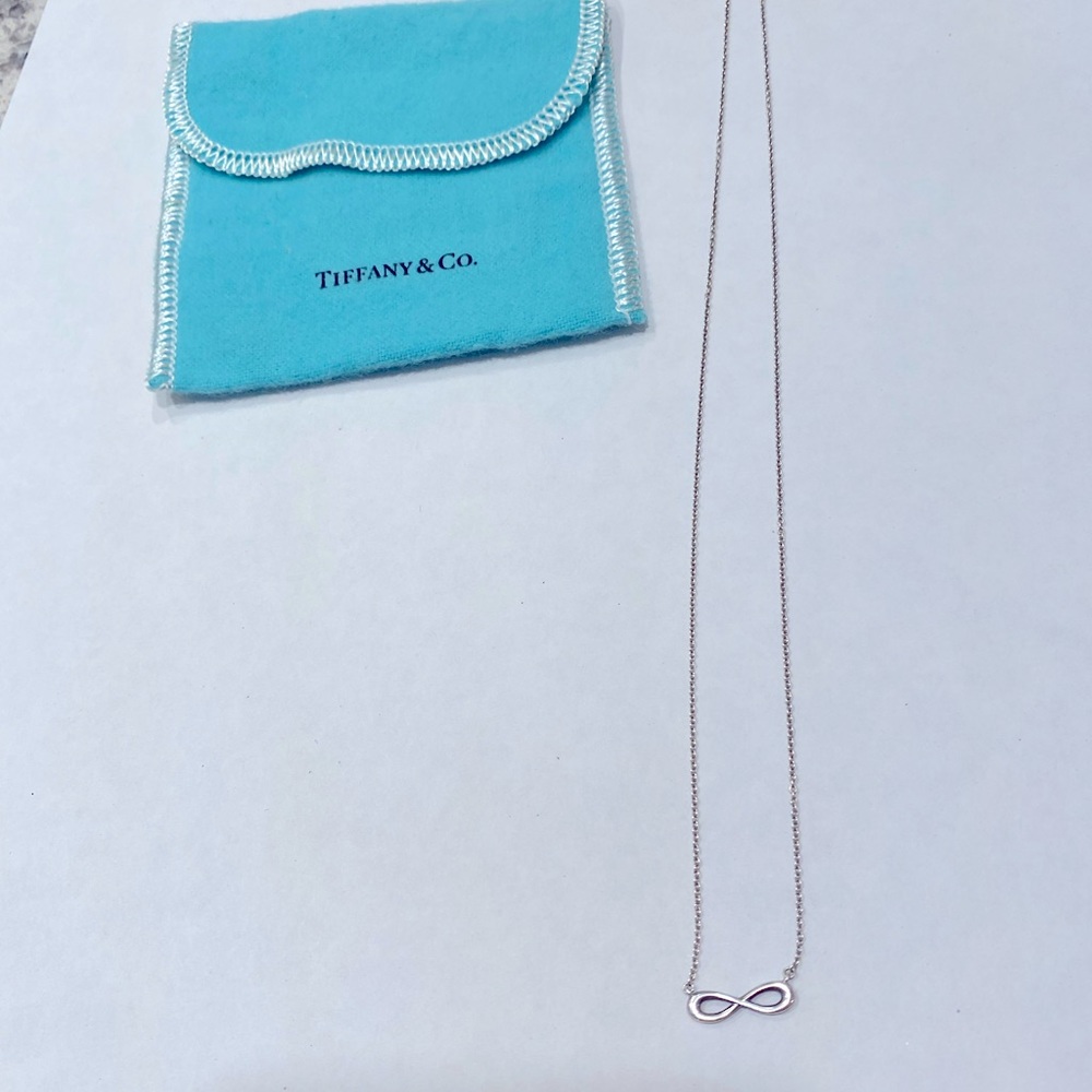 Tiffany and Co. Sterling Silver Infinity Necklace